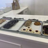 Display case   at Big Fat Lion Bakeshop in Kelowna