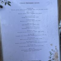 Menu  at Organic Smoothie Bowl & Cafe - Lazimpat in Kathmandu