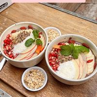 Amazing PB chocolate smoothie bowls at Organic Smoothie Bowl & Cafe - Lazimpat in Kathmandu