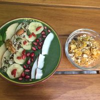 smoothie bowl at Organic Smoothie Bowl & Cafe - Lazimpat in Kathmandu