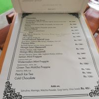 Menu at Organic Smoothie Bowl & Cafe - Lazimpat in Kathmandu