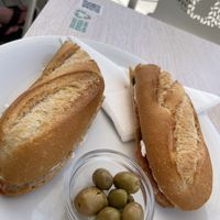 Seitan Baguette  at Guep Cafe in Mallorca