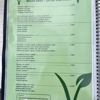Vegan menu (September 2023)  at Guep Cafe in Mallorca