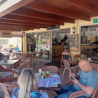 Inside at Guep Cafe in Mallorca