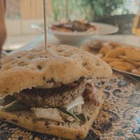 Veganes Focaccia  at Guep Cafe in Mallorca