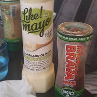 Vegan mayo, bravas sauce at Guep Cafe in Mallorca