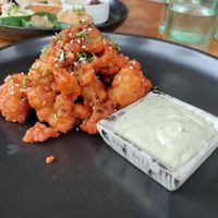 Buffalo cauliflower with ranch at Bella by Sage in Ubud
