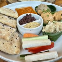 Mezze plate (quite good)  at Bella by Sage in Ubud