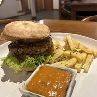 Vegan burger - decent but good  at Bella by Sage in Ubud