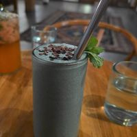 Smoothie mint chocolate (tasted like banana, was nice) at Bella by Sage in Ubud