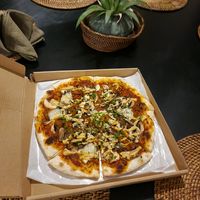 Meat lover pizza at Bella by Sage in Ubud