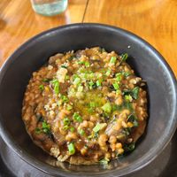 Mushroom Barley risotto at Bella by Sage in Ubud