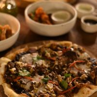 Jackfruit pizza at Bella by Sage in Ubud