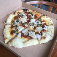 Trio pizza at Bella by Sage in Ubud