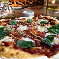 Margarita pizza at Bella by Sage in Ubud