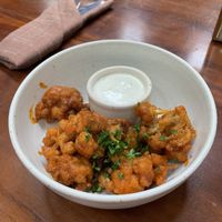 Buffalo cauliflower  at Bella by Sage in Ubud