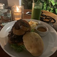 BBQ Burger  at Bella by Sage in Ubud