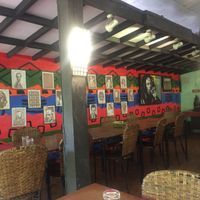 Feature wall at Wild Fern in Coron