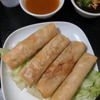 Vegan Spring Rolls at Pho HouZ in Calgary