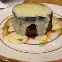 Vegan mussaka  at Marmita in Skiathos