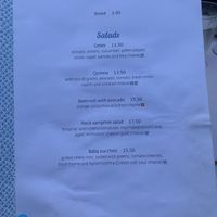 Menu page 1  at Marmita in Skiathos