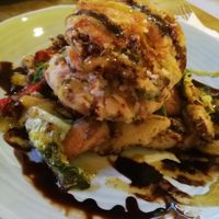 Vegan burger at Earth Cafe - Messfloui in Marrakech