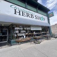 Out front  at Ginger's Garden Cafe in Springville