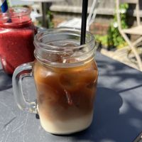 Iced latte   at The New Forest Pantry in Ringwood