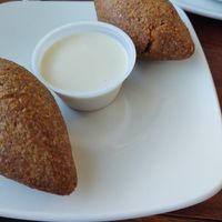 Vegan kibbeh at Sawa in Houston