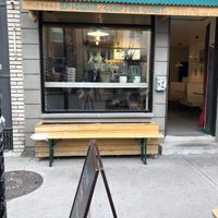 Outside at Pumpui in Montreal