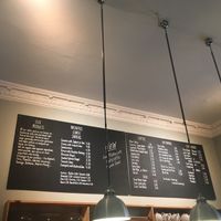  the menu  at Kathy's Blue Cat in Berlin