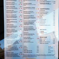 Menu at Scoop 'n Dough in Lisbon