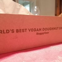 To go box at Scoop 'n Dough in Lisbon