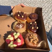 Donuts 😻 at Scoop 'n Dough in Lisbon