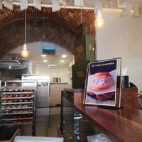 Ice cream sandwich, ice cream or doughnuts? Or maybe all of it? at Scoop 'n Dough in Lisbon