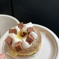 Orange and bread pudding- my absolute favorite   at Scoop 'n Dough in Lisbon