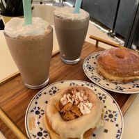 Milkshakes and doughnut’s   at Scoop 'n Dough in Lisbon
