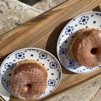 Glazed ring doughnut   at Scoop 'n Dough in Lisbon