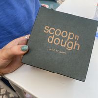 Takeaway is also offered  at Scoop 'n Dough in Lisbon