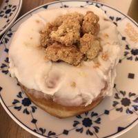 Apple crumble doughnut  at Scoop 'n Dough in Lisbon
