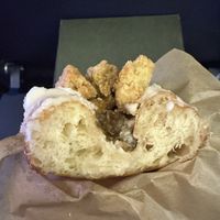 Apple crumble donuts! Delicious   at Scoop 'n Dough in Lisbon