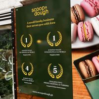 speaks for itself  at Scoop 'n Dough in Lisbon