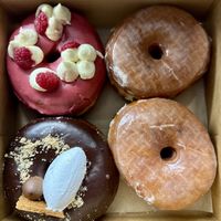 Donuts are so yummy!!  at Scoop 'n Dough in Lisbon