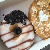 Vegan donught at Scoop 'n Dough in Lisbon