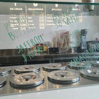 Inside / menu  at Scoop 'n Dough in Lisbon