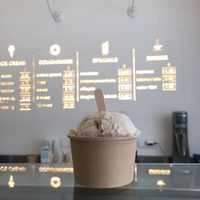 Delicious ice cream & lovely interior! at Scoop 'n Dough in Lisbon