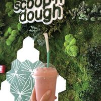 watermelon sorbet milkshake at Scoop 'n Dough in Lisbon