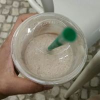 Cookie dough and chocolate brownie with oat milkshake at Scoop 'n Dough in Lisbon
