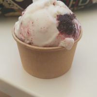 Lemon coconut blueberry  at Scoop 'n Dough in Lisbon
