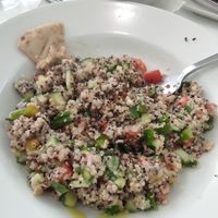 Trio quinoa risoto at Healthylicious in Mykonos